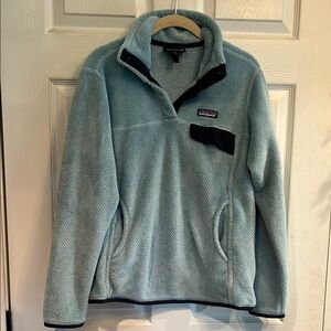 Patagonia Light Blue Fleece Pullover